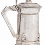 Art Deco Silver Lidded Tankard