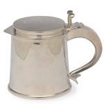 AN EDWARD VIII SILVER TANKARD