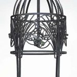 AN ART DECO IRON LANTERN