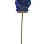 Art Deco 18k Gold, Lapislazuli & Diamonds Jabot