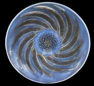 Rene Lalique, a Poissons glass dish