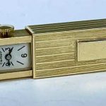 Art Deco Signed 14k Cartier Ladies Lipstick with Watch