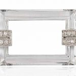 ART DÉCO ROCK CRYSTAL AND DIAMOND BROOCH, CARTIER