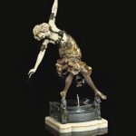 DANCER OF THE DAGGERS SCULPTURE, CIRCA 1920