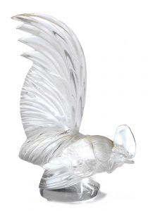 A 'COQ NAIN' GLASS MASCOT BY RENE LALIQUE