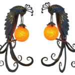 Wrought Iron table lamps